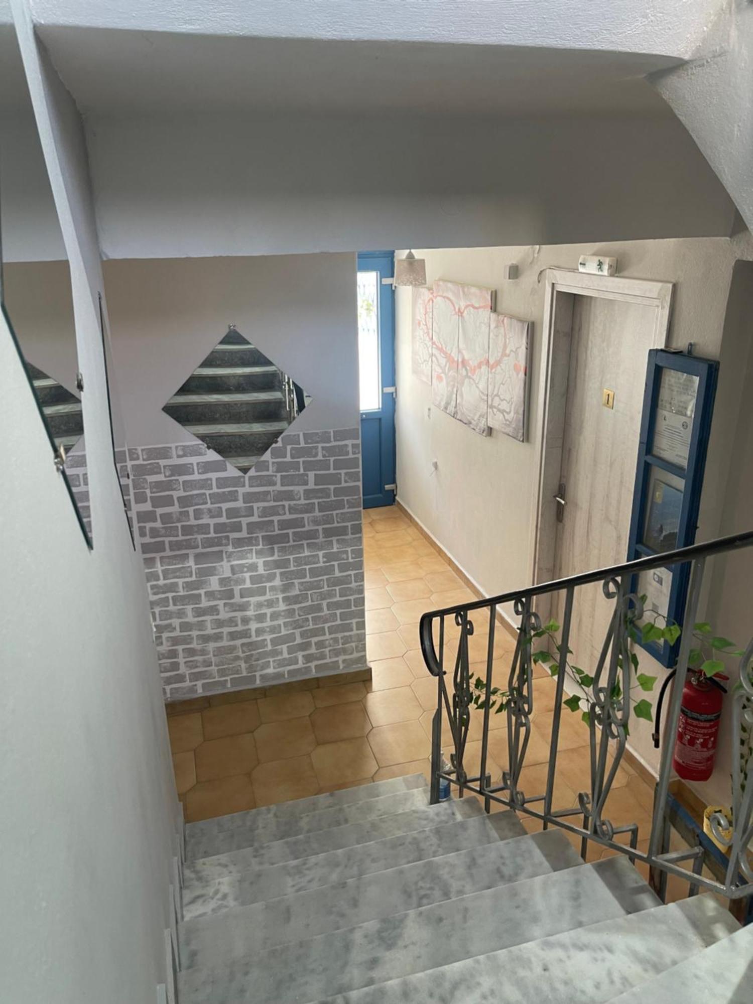 Pansion Katerina Hotel Skala Eresou Bagian luar foto