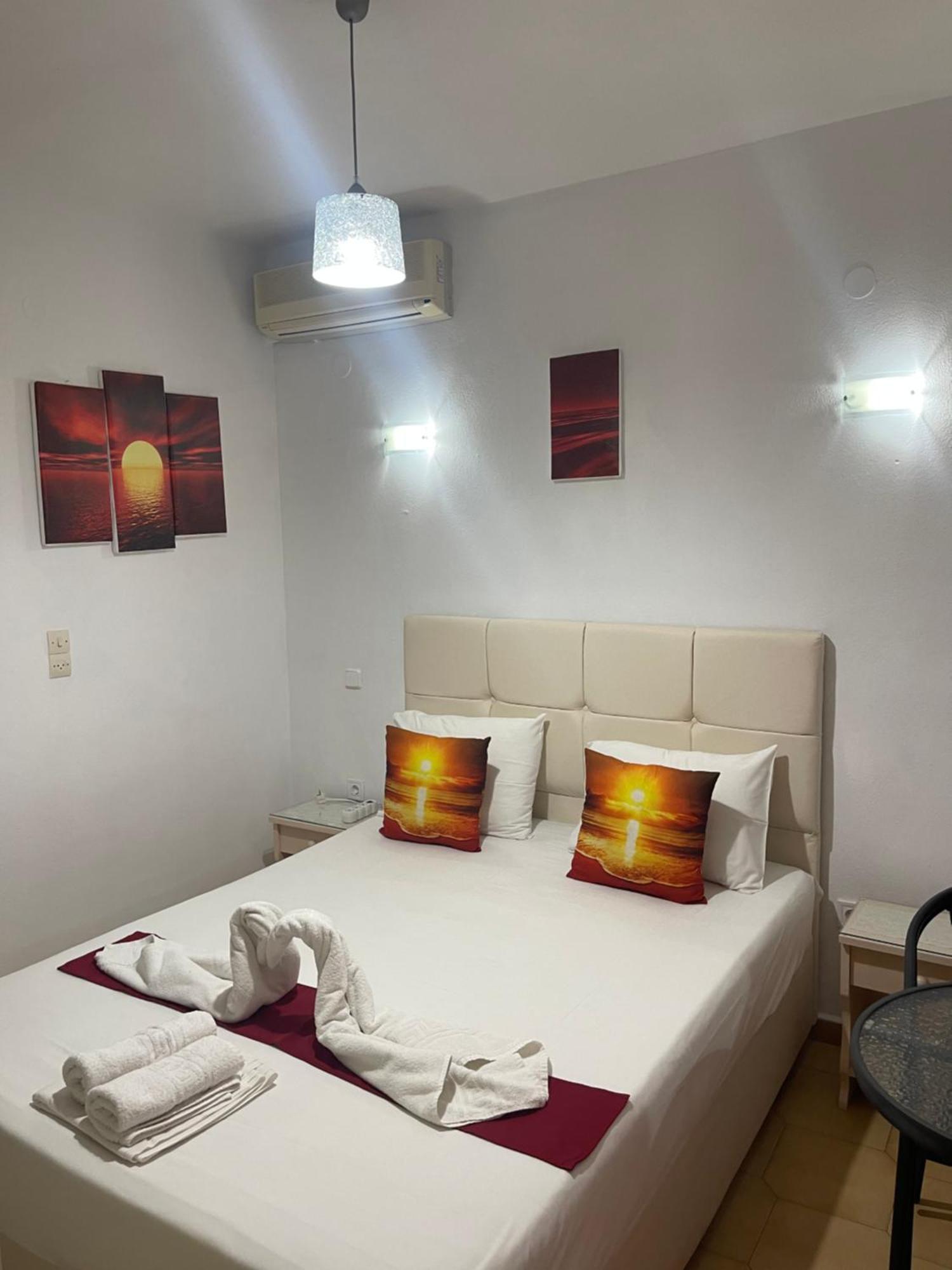 Pansion Katerina Hotel Skala Eresou Bagian luar foto