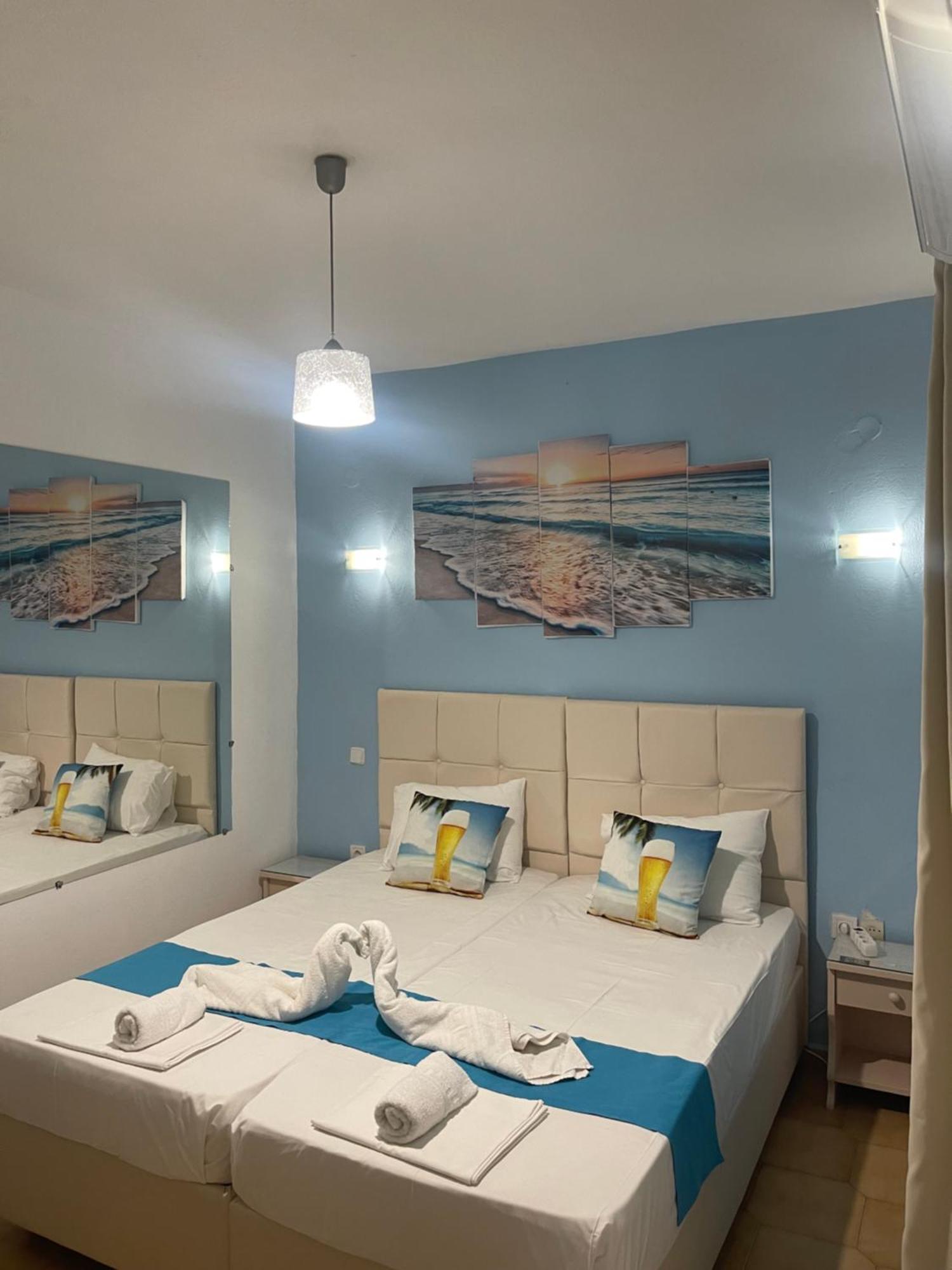 Pansion Katerina Hotel Skala Eresou Bagian luar foto