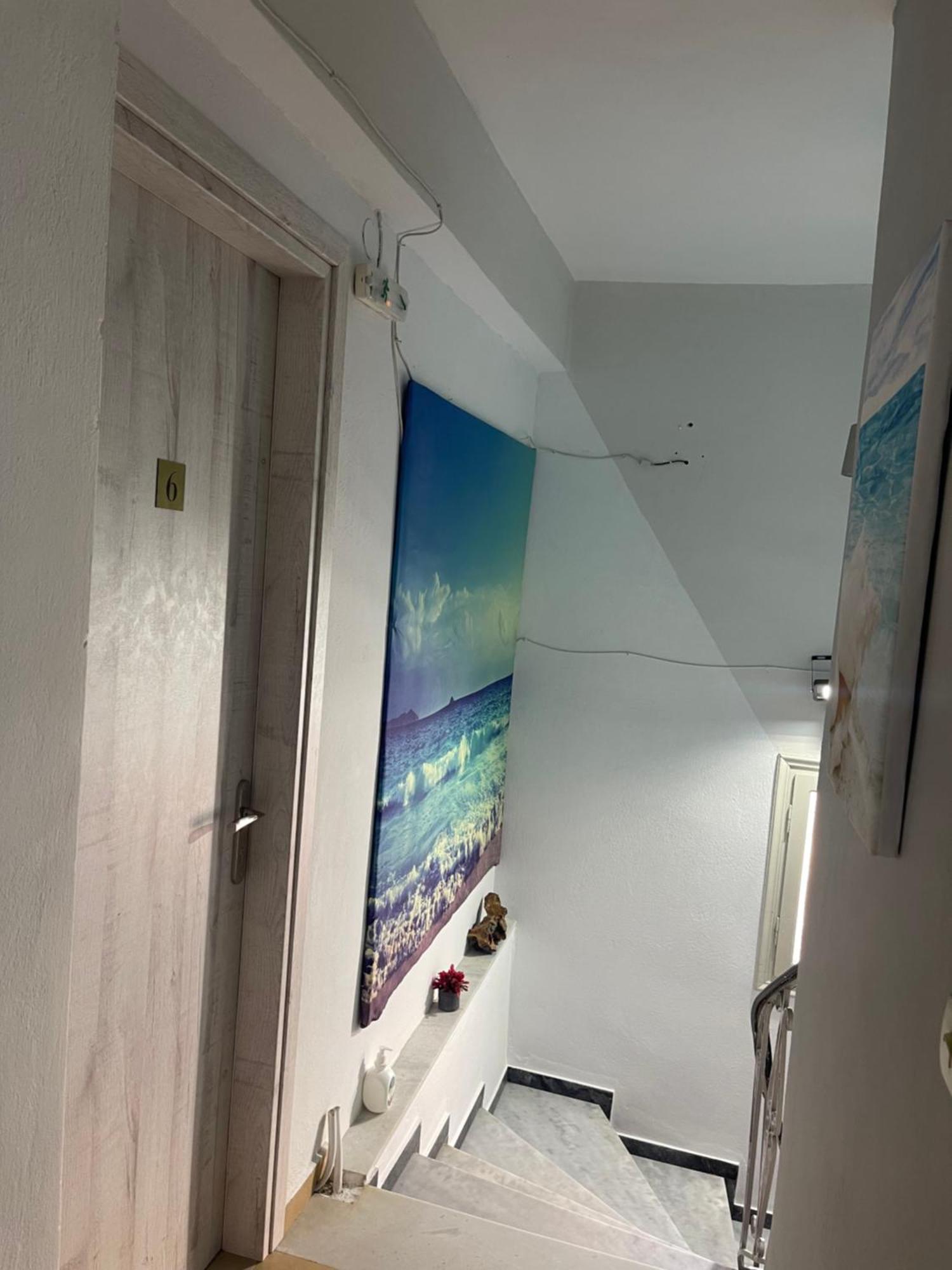 Pansion Katerina Hotel Skala Eresou Bagian luar foto