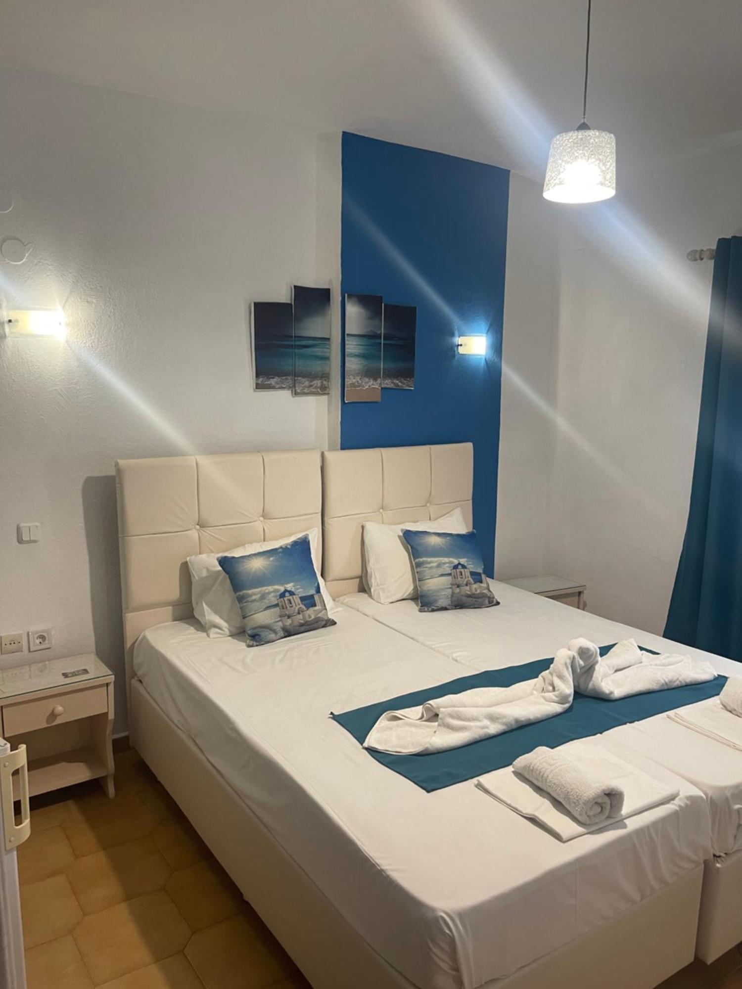 Pansion Katerina Hotel Skala Eresou Bagian luar foto