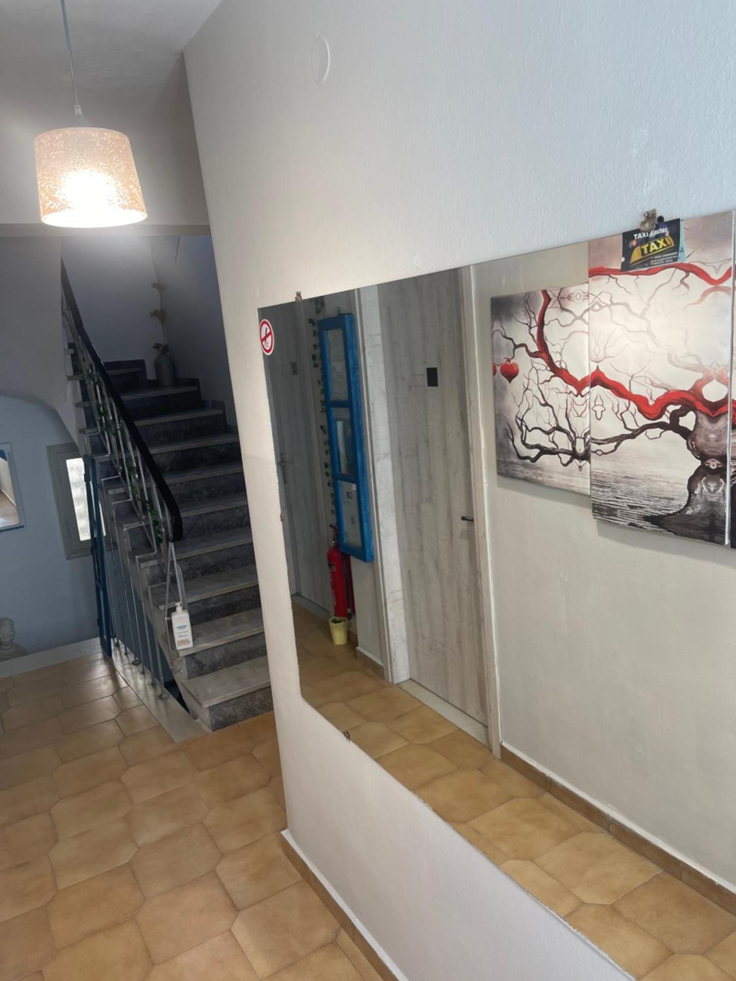 Pansion Katerina Hotel Skala Eresou Bagian luar foto