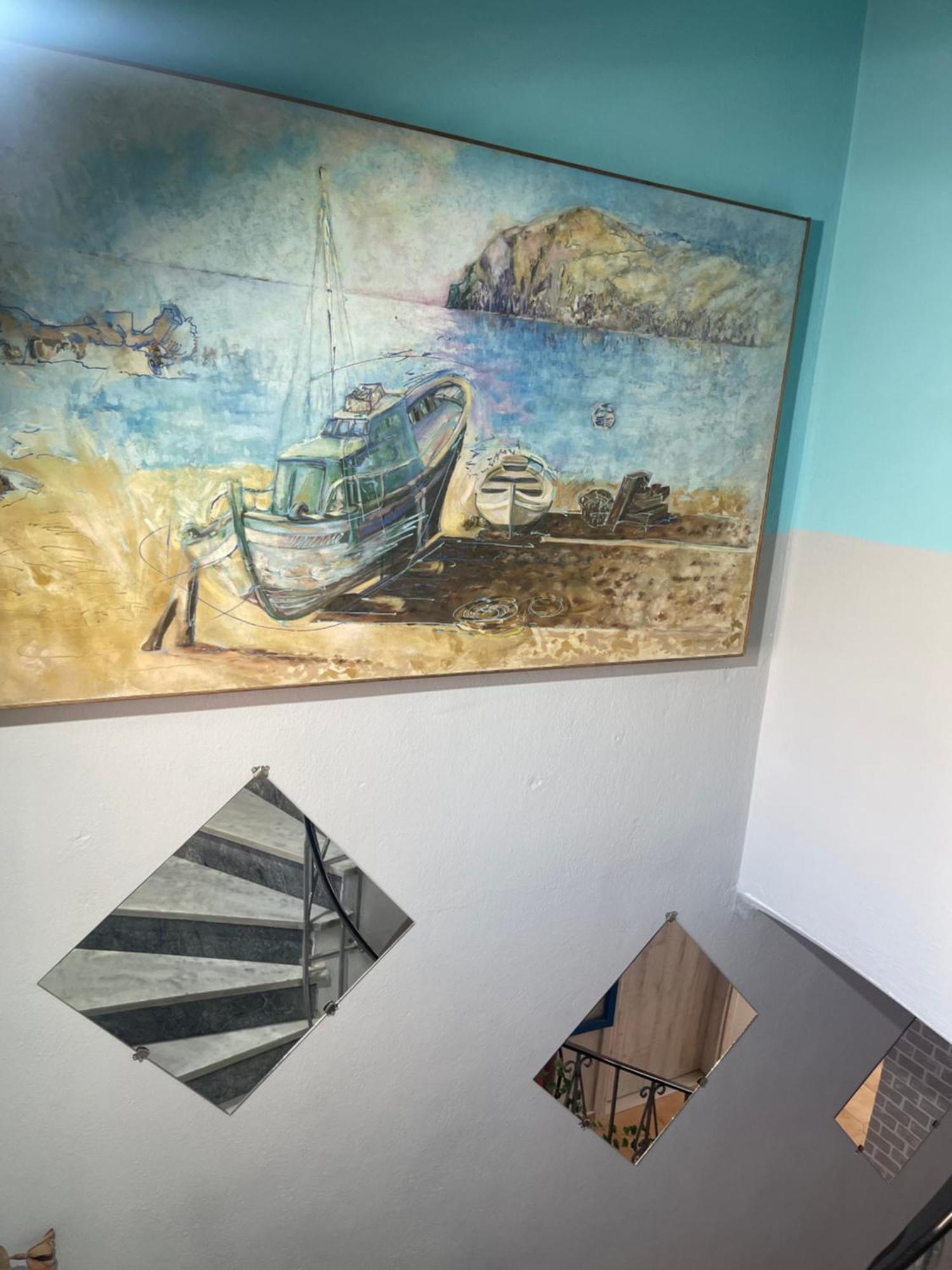 Pansion Katerina Hotel Skala Eresou Bagian luar foto